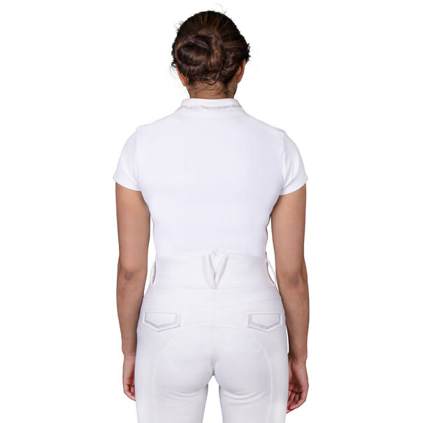 QHP Wedstrijdshirt Djune White