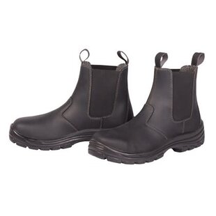 Jodhpur Leder Safety Steel Toe Black
