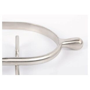 Sporen Knop RVS Geborsteld