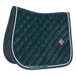 Saddle pad Corduroy Dressage Pine green