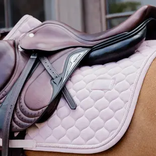 Saddle Pad Rubber Logo Jumping