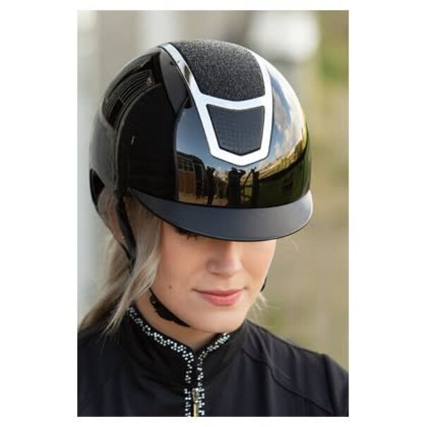 Harry's Horse Veiligheidscap Matterhorn Sparkle Black