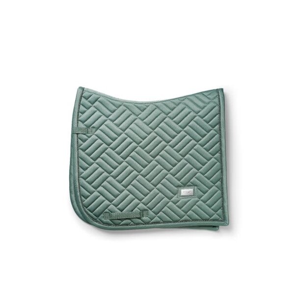 Equestrian Stockholm Saddle Pad Modern Mint Green Full