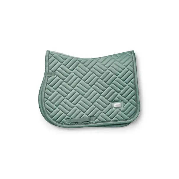 Equestrian Stockholm Saddle Pad Modern Mint Green Full