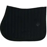 Saddle Pad Velvet Pearls Jump Black