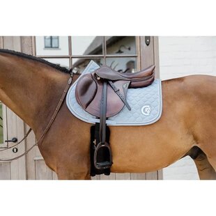 Saddle Pad Onion 3D Logo Full Jump Light Blue