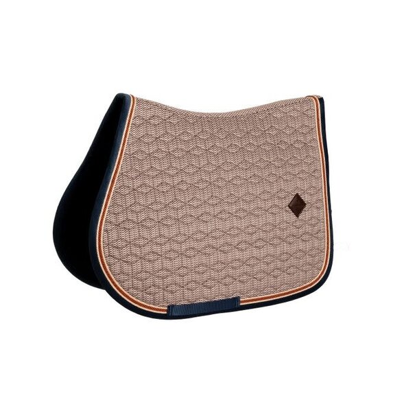 Kentucky Saddle Pad Pied-de-Poule Bordeaux-Marine Jump