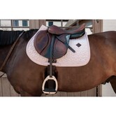 Saddle Pad Jumping Velvet Soft Rouge