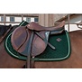 Saddle Pad Jumping Velvet Pine Green