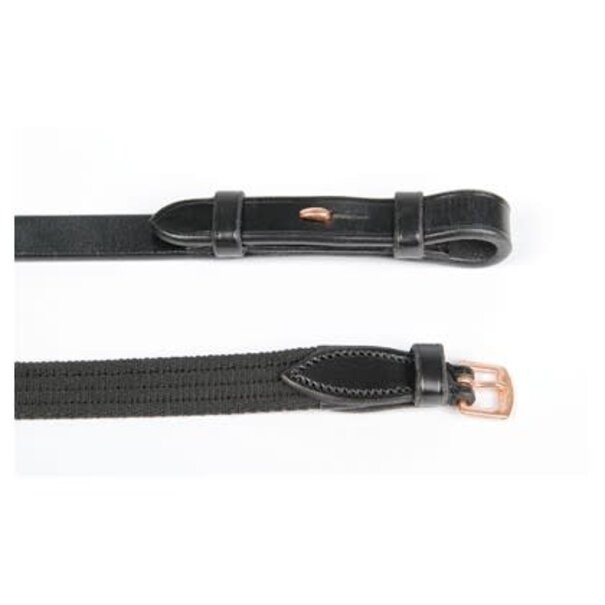 Harry's Horse Hoofdstel Rosegold Lacque Pony Black