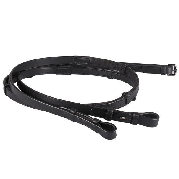 QHP Teugel eenzijdig anti-slip met stops Black Full