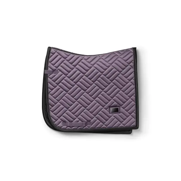 Equestrian Stockholm Dressage Saddle Pad Modern Dark Violet Full
