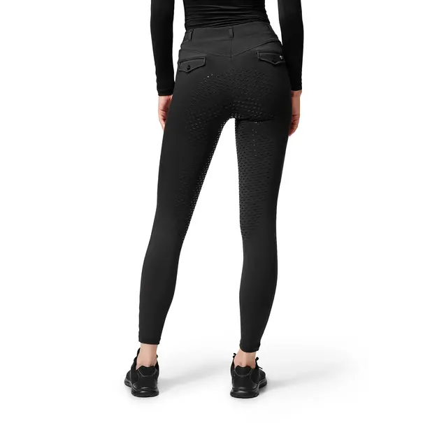 Equestrian Stockholm Rijlegging Premium Full Seat Black