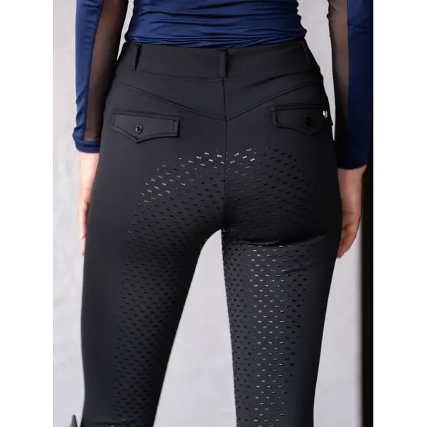 Equestrian Stockholm Rijlegging Premium Full Seat Black