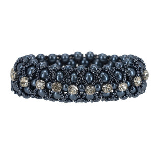 Haarnet Twinkle Black/Silver