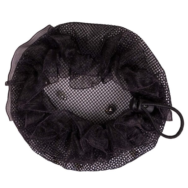 QHP Haarnet Twinkle Black/Silver
