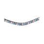 X-line Frontriem Glam Petrol/Blauw/Zilver