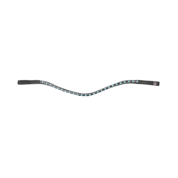 Waldhausen X-Line Frontriem Glam Petrol/Zwart/Blauw