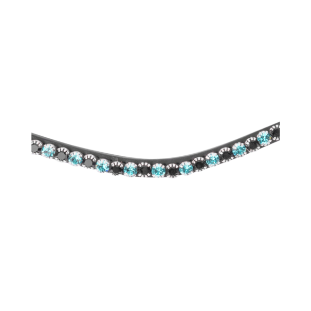Waldhausen X-Line Frontriem Glam Petrol/Zwart/Blauw