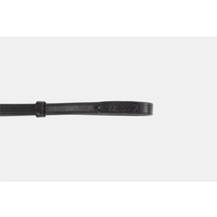 London 1/2inch leather curb Black Full