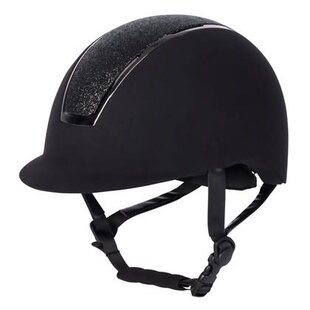 Veiligheidscap Regal Velvet Sparkle Black 55/57cm