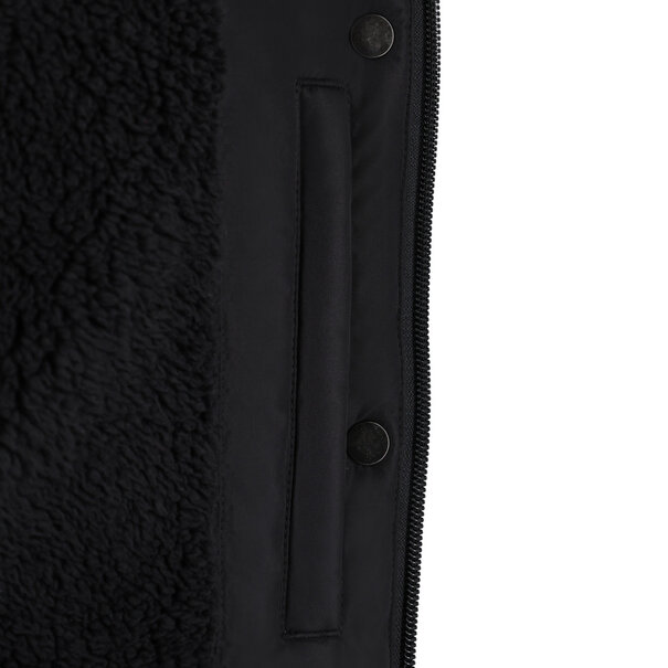 QHP Winterjas Rayah Junior met afneembare mouwen Black