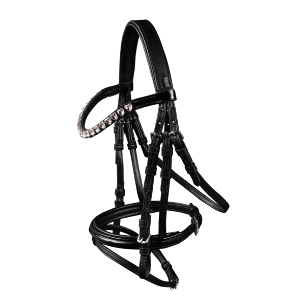 Waldhausen Happy Hearts Trens Hoofdstel Black Shetty