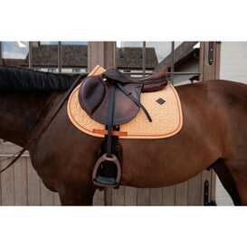 Zadeldek velvet flags printing orange jumping Full