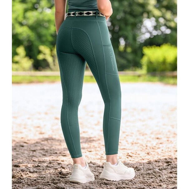 Elt Ella Glam Riding Legging Pine Green