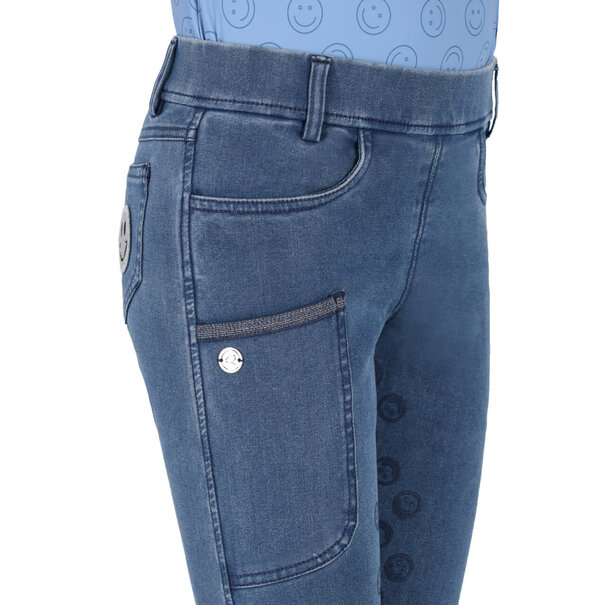 QHP Rijlegging Rosalynn Junior full grip Denim