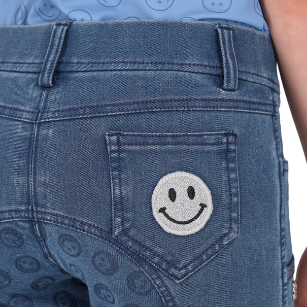 QHP Rijlegging Rosalynn Junior full grip Denim