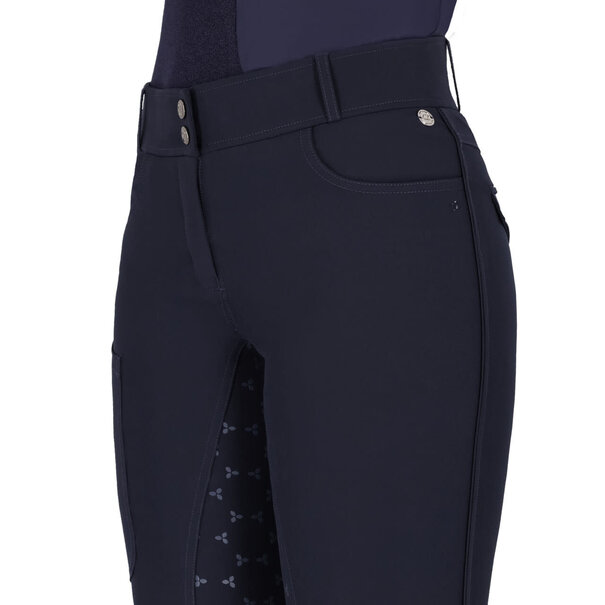 QHP Rijbroek Aubree full grip Navy