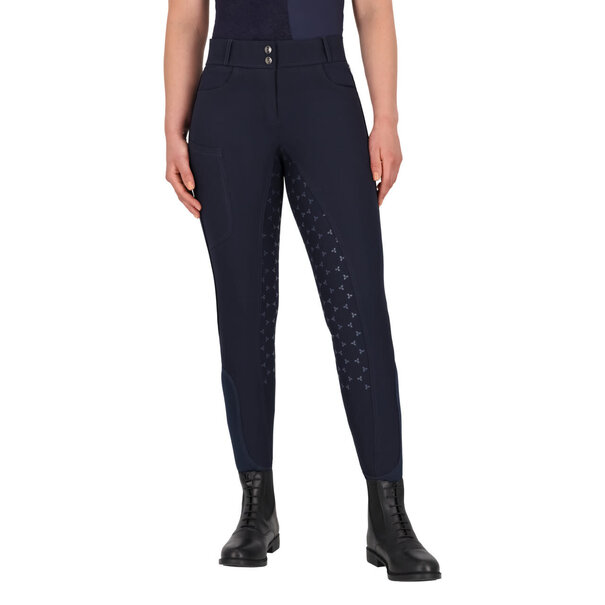 QHP Rijbroek Aubree full grip Navy