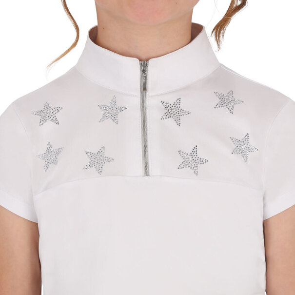 QHP Wedstrijdshirt Jipp Junior Wit