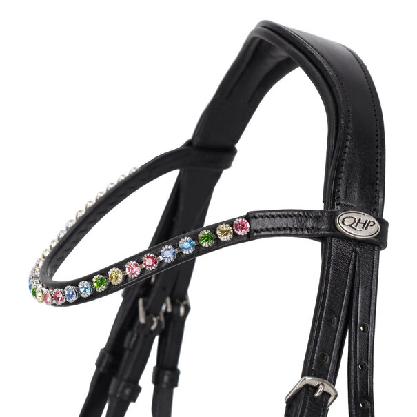 QHP Hoofdstel Isalyn incl. webteugel Black
