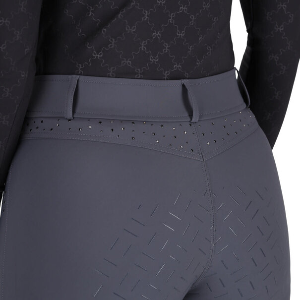 QHP Rijbroek Livora full grip Grey
