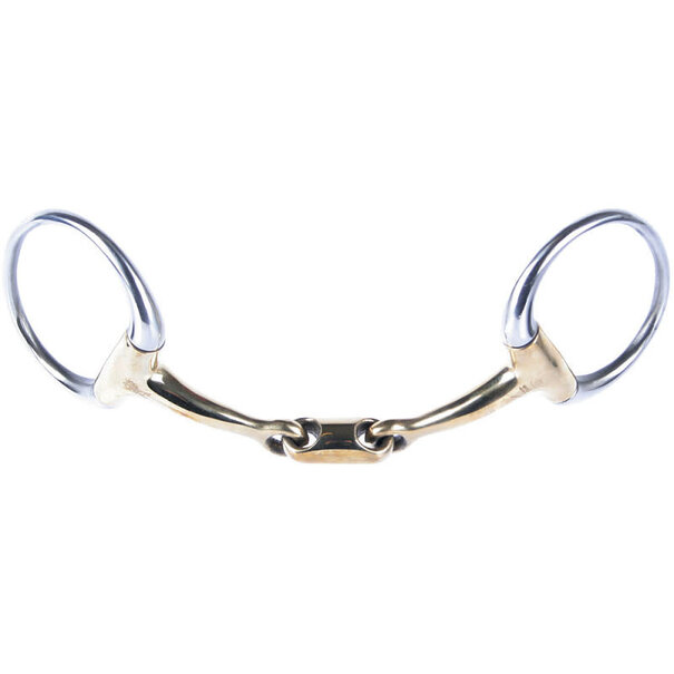 Harry's Horse Bustrens Dubbelgebroken Gold Brass 13mm