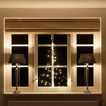 Fairybell Vindue juletræ | 125 cm | 60 LED-lys | Varm hvid