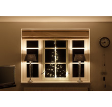 Fairybell Fenster Baum | 125 cm | 60 LED-Leuchten | Warmweiß