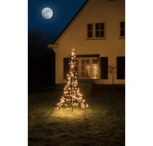 Fairybell juletrebelysning ute | 2 meter | 240 LED-lys | Inkludert stang | Varm hvit