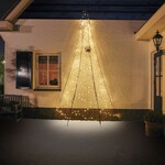 Fairybell Wand-Weihnachtsbaum | 4 Meter | 240 LED-Leuchten | Warmweiß