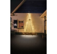Fairybell Wand-Weihnachtsbaum | 4 Meter | 240 LED-Leuchten | Warmweiß