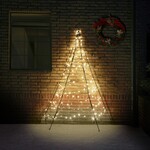 Fairybell Wand-Weihnachtsbaum | 2 Meter | 180 LED-Leuchten | Warmweiß