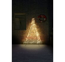 Fairybell Muurkerstboom | 2 meter | 180 LED-lampjes | Warm wit