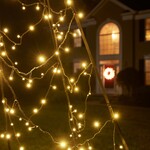Fairybell | 4 Meter | 640 LED-Leuchten | Inklusive Mast | Warmweiß