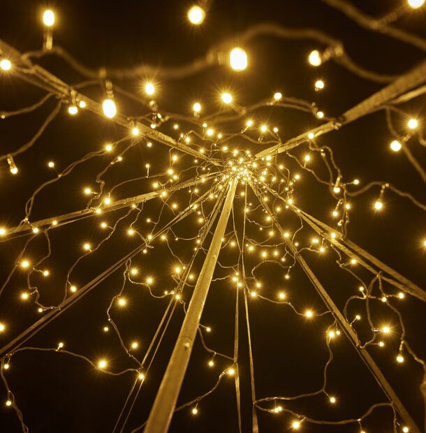 Fairybell | 4 metres | 640 LED lights | Including mast | Warm white