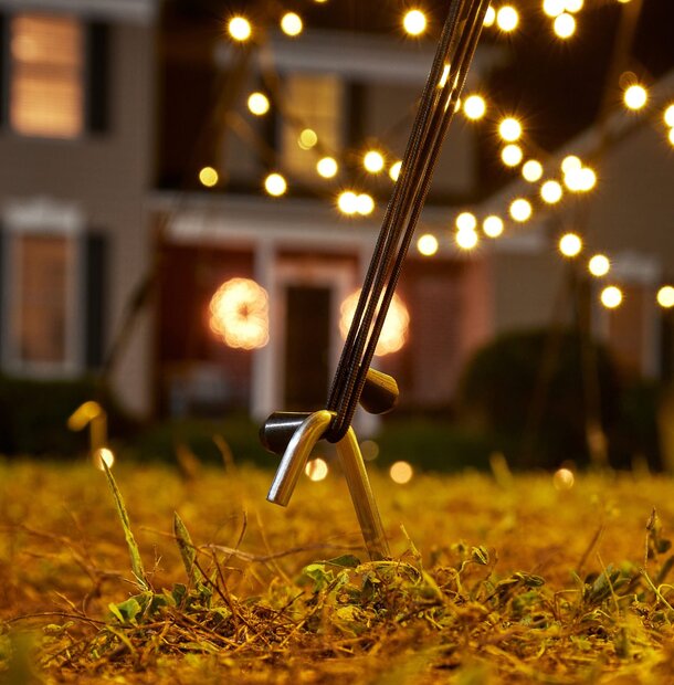 Fairybell | 4 meter | 640 LED-lampjes | Inclusief mast | Warm wit