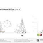 Fairybell | 4 Meter | 640 LED-Leuchten | Inklusive Mast | Warmweiß