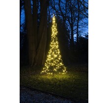 Fairybell | 4 meter | 400 LED-lampjes | Inclusief mast | Warm wit