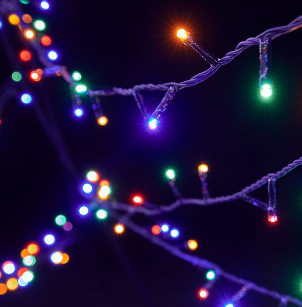 Fairybell | 4 metres | 640 LED lights | Including mast | Multicolour